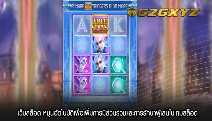 เว็บสล็อต หมุนอัตโนมัติเพื่อเพิ่มการมีส่วนร่วมและการรักษาผู้เล่นในเกมสล็อต